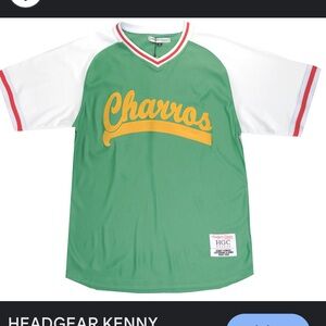 Headgear EASTBOUND & DOWN - Kenny Powers #55 Mexican Charros Baseball Jersey 3XL